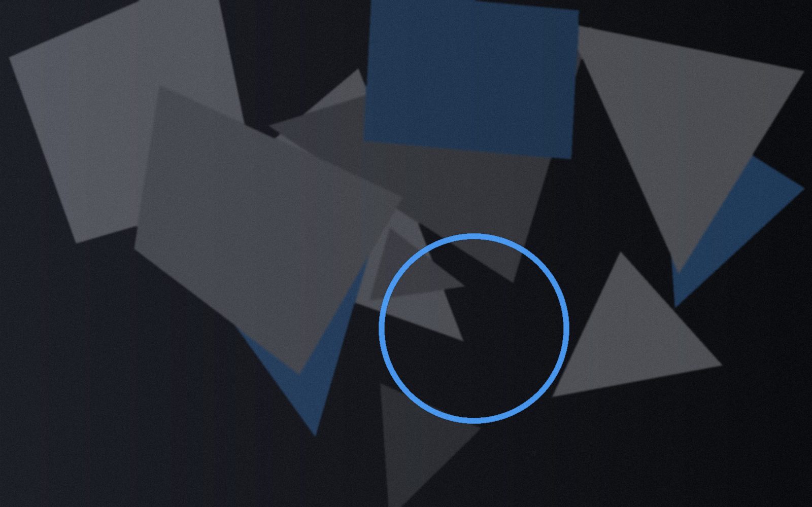 Structured brand-toned abstract composition representing the Stone Cast Creative services process